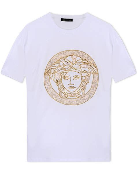 versace white t